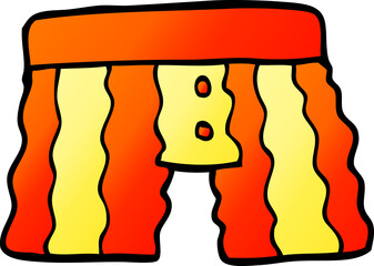 cartoon doodle underwear