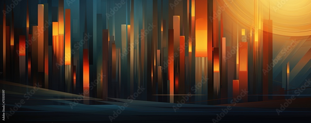 Poster abstract background