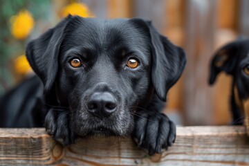 Image focused on the body of a dog with its face hidden behind a grey blurred square