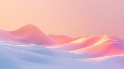 Minimalistic 4K HD scene with subtle gradients and clean lines, providing a serene and modern digital canvas for an uncomplicated desktop background. - obrazy, fototapety, plakaty