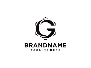 Obraz premium Letter G Modern Shape Logo Design Template Element