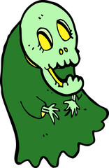 cartoon spooky ghoul