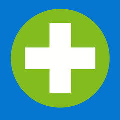 Road identification sign. Doctor sign