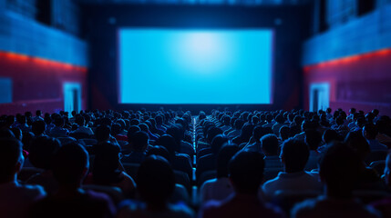 Back view of audience in the conference hall 