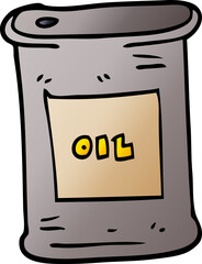 cartoon doodle motor oil