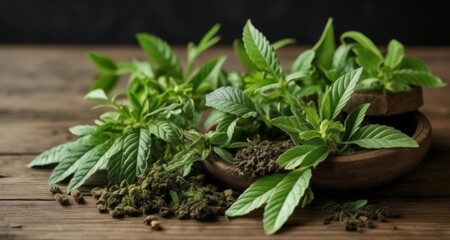  Fresh herbs, ready to enhance your culinary creations!