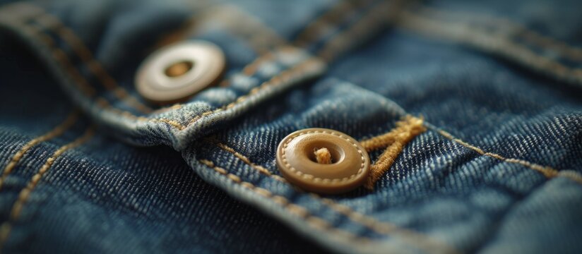 Jean Belt Loop Close Up Stock Photo, Picture and Royalty Free