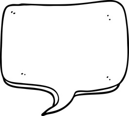 cartoon speech bubble