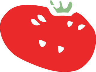 cartoon doodle tomato