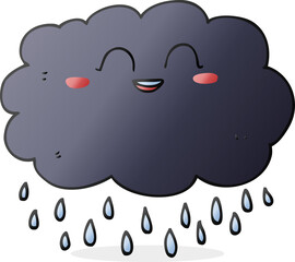cartoon raincloud