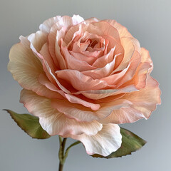 Silk like rose without thorns a paradox of softness and beauty