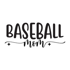 Baseball Mom SVG Cut File