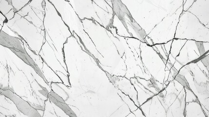 A white marble with a lot of cracks and holes - obrazy, fototapety, plakaty
