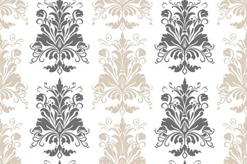 modern Twist Damask elements reimagined background.