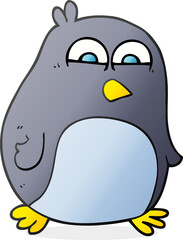 cartoon penguin