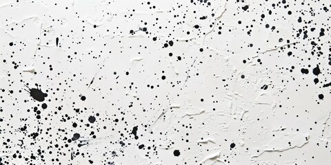Obraz premium Grunge white background with black spots. Monochrome texture.