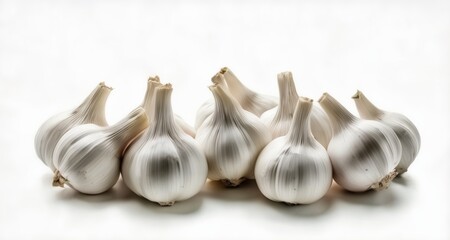  Fresh garlic bulbs, ready to add flavor to your dishes