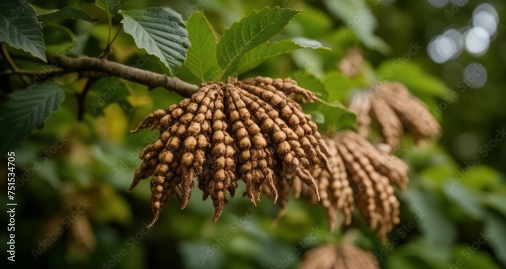 Wall mural  Nature's bounty - A cluster of pine cones ready for harvest