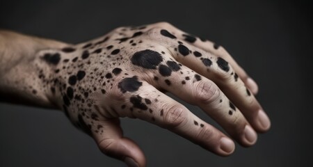 Obraz premium Unique skin art, a statement of individuality