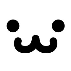 simple pet face icon