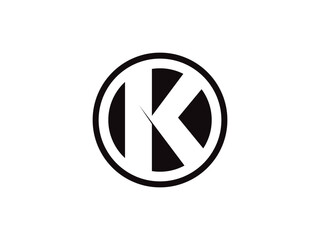Letter K logo icon design template elements