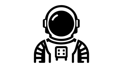 Astronaut Icon. vector illustration on white background