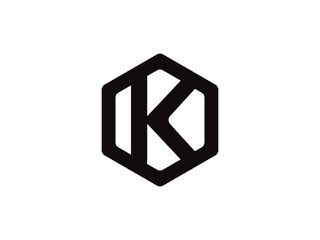 Letter K logo icon design template elements