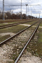 railroad station track