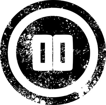 recommend clip art: pause button distressed icon
