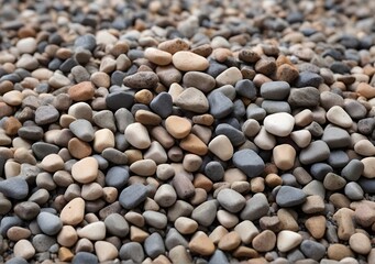 Small stones gravel texture background,decoration in the gardening