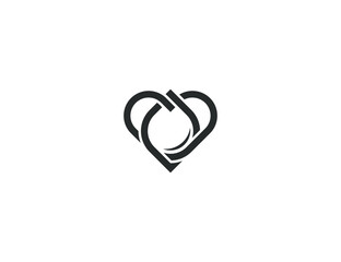  Water Love or Heart Drop Logo Concept sign icon symbol Design Element. Vector illustration template