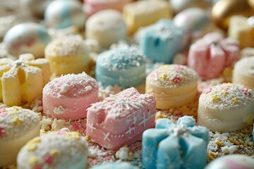 Artisanal Ice Cream Display
