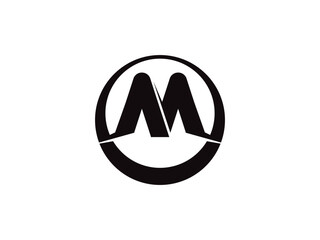 Letter M logo icon design template elements