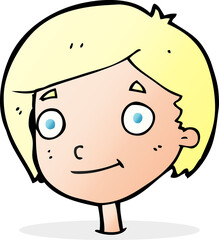 cartoon happy boy