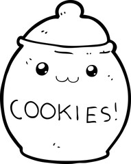 cartoon cookie jar