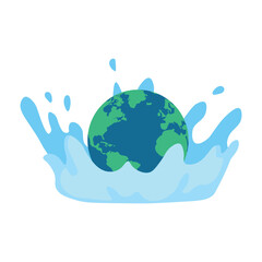 World Water Day Collection For Templet Element Design