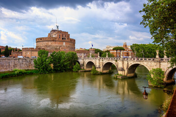 Castel Sant'Angelo in Rome city, Italy - 751552937