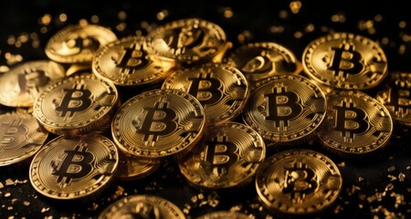 Fototapeta na wymiar Bitcoin - The Future of Digital Currency
