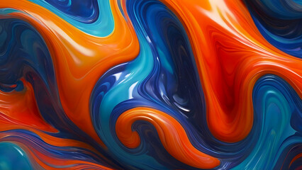 Fototapeta premium Fluid Dynamics Abstract Background