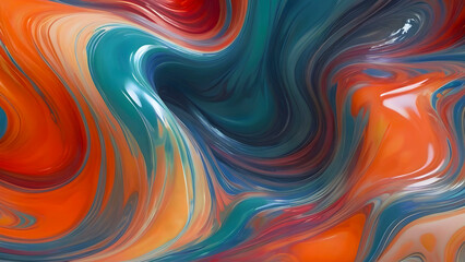 Fototapeta premium Fluid Dynamics Abstract Background