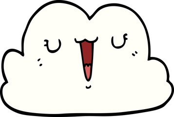 cute cartoon cloud