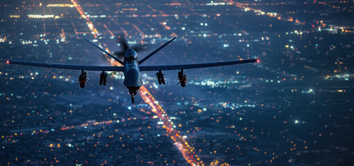 Aerial view showcases infrastructure assets surveilled by drone, suggestive of espionage and sabotage motives
