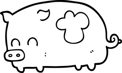cute cartoon pig