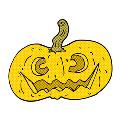 cartoon halloween pumpkin