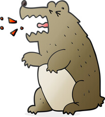 cartoon bear