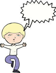 cartoon angry man with speech bubble