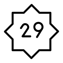 number twenty nine
