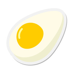 cooked egg sticker