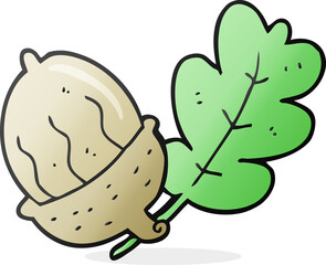 cartoon acorn