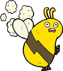 funny cartoon bee